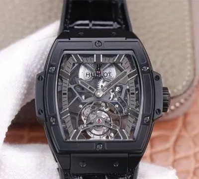 Hublot Masterpiece Tourbillon 906.ND.0129.VR.AES12 JB Factory 1:1 Best Edition Replica Watch Black PVD Swiss HUB 9006